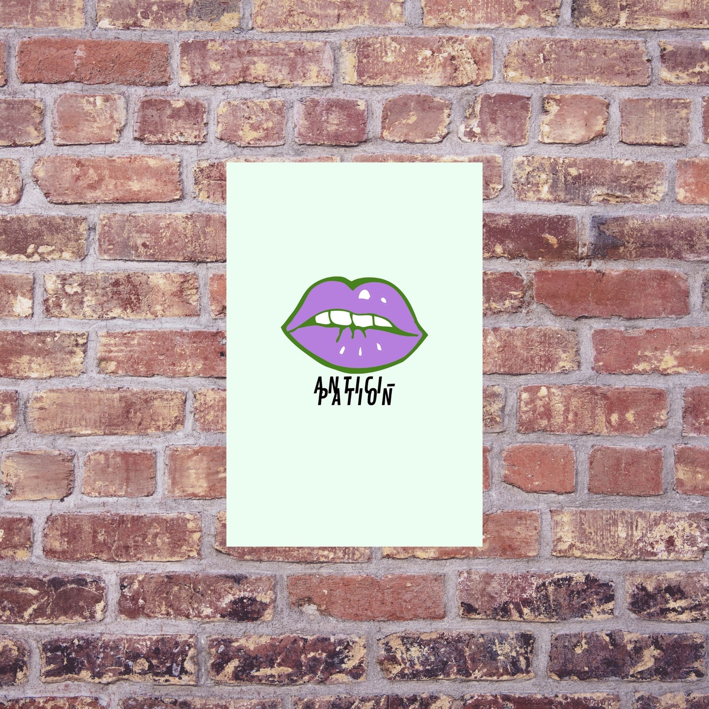 Antici-pation print - Genderqueer flag colour palette