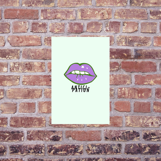 Antici-pation print - Genderqueer flag colour palette