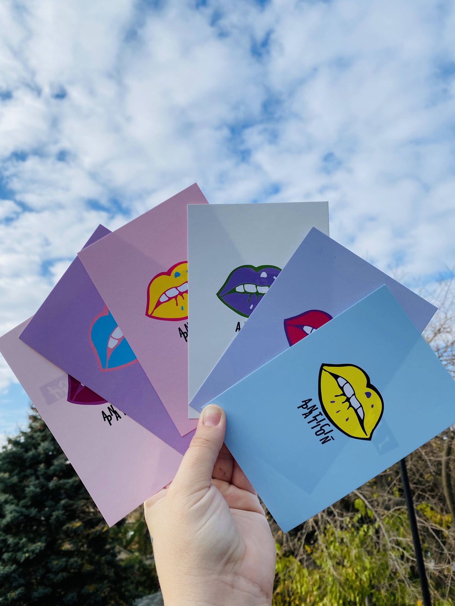Pack of 6 Antici-pation prints