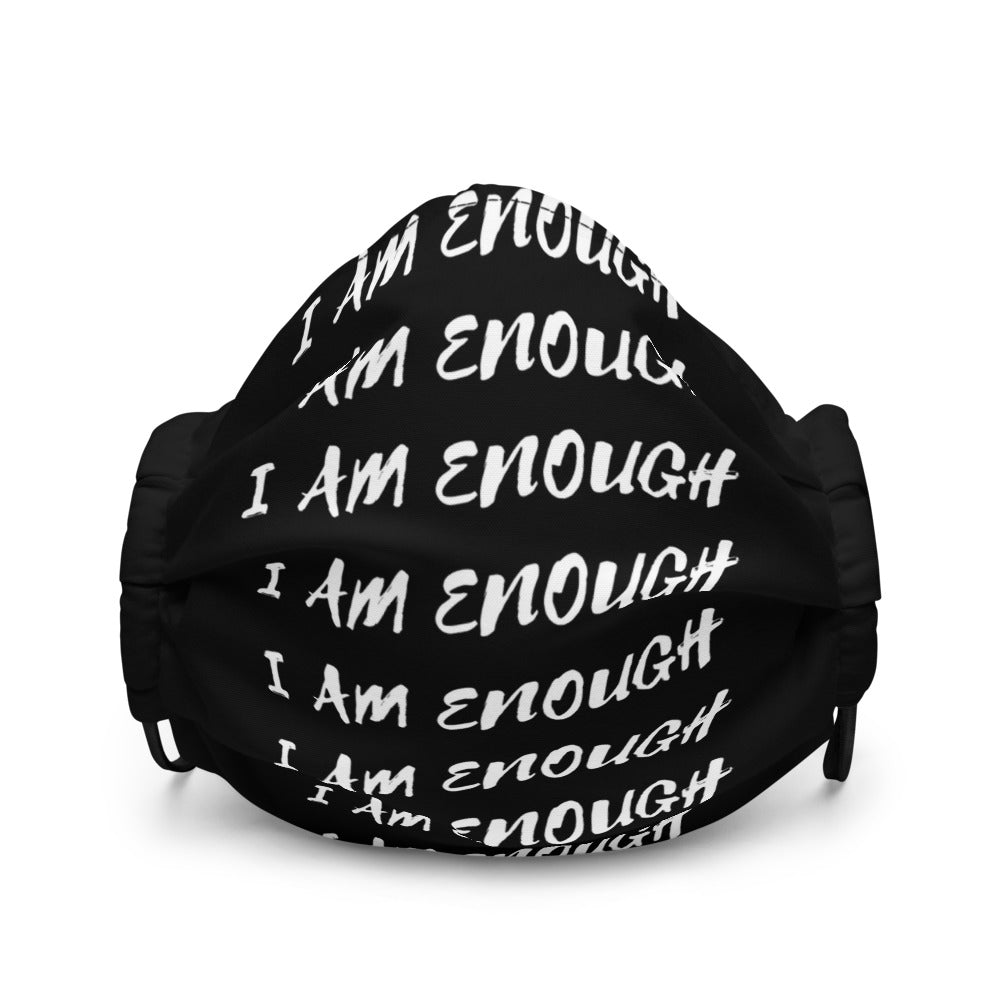 I Am Enough Face mask (Black)
