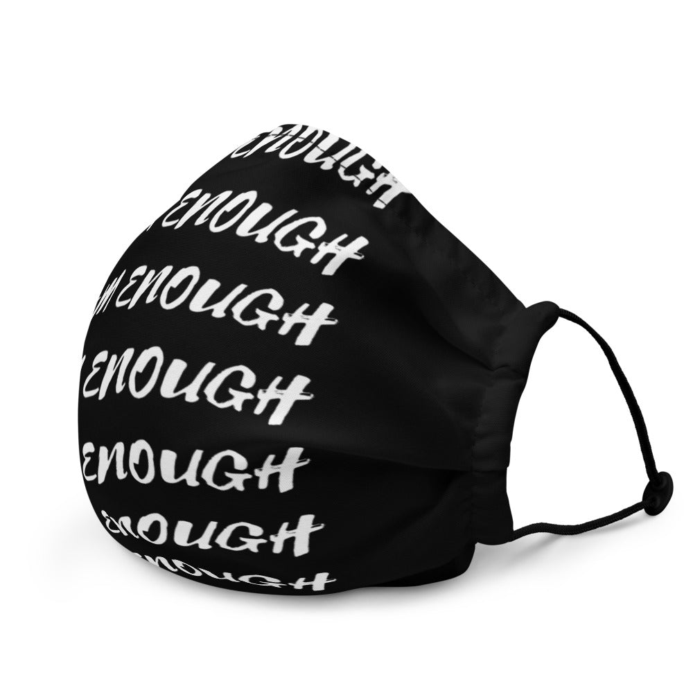 I Am Enough Face mask (Black)