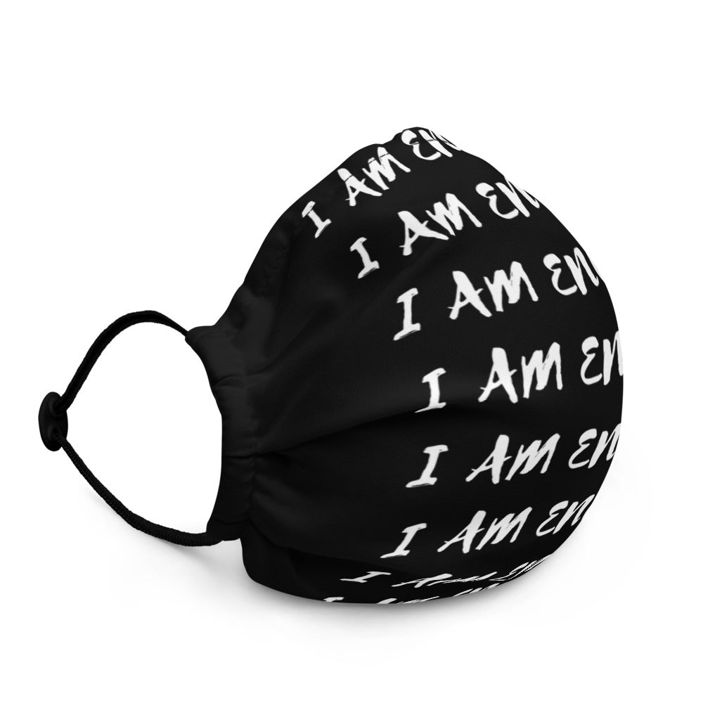 I Am Enough Face mask (Black)