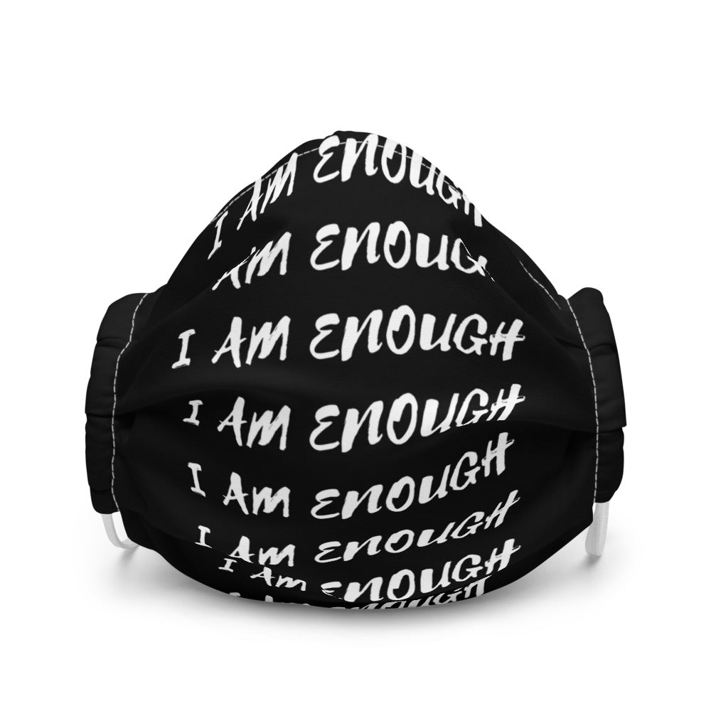 I Am Enough Face mask (Black)