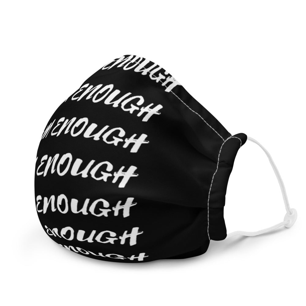 I Am Enough Face mask (Black)