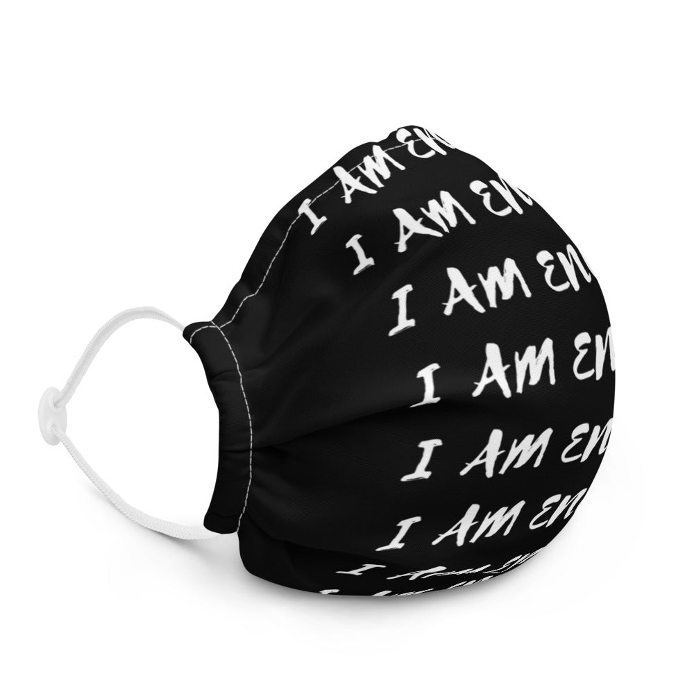 I Am Enough Face mask (Black)