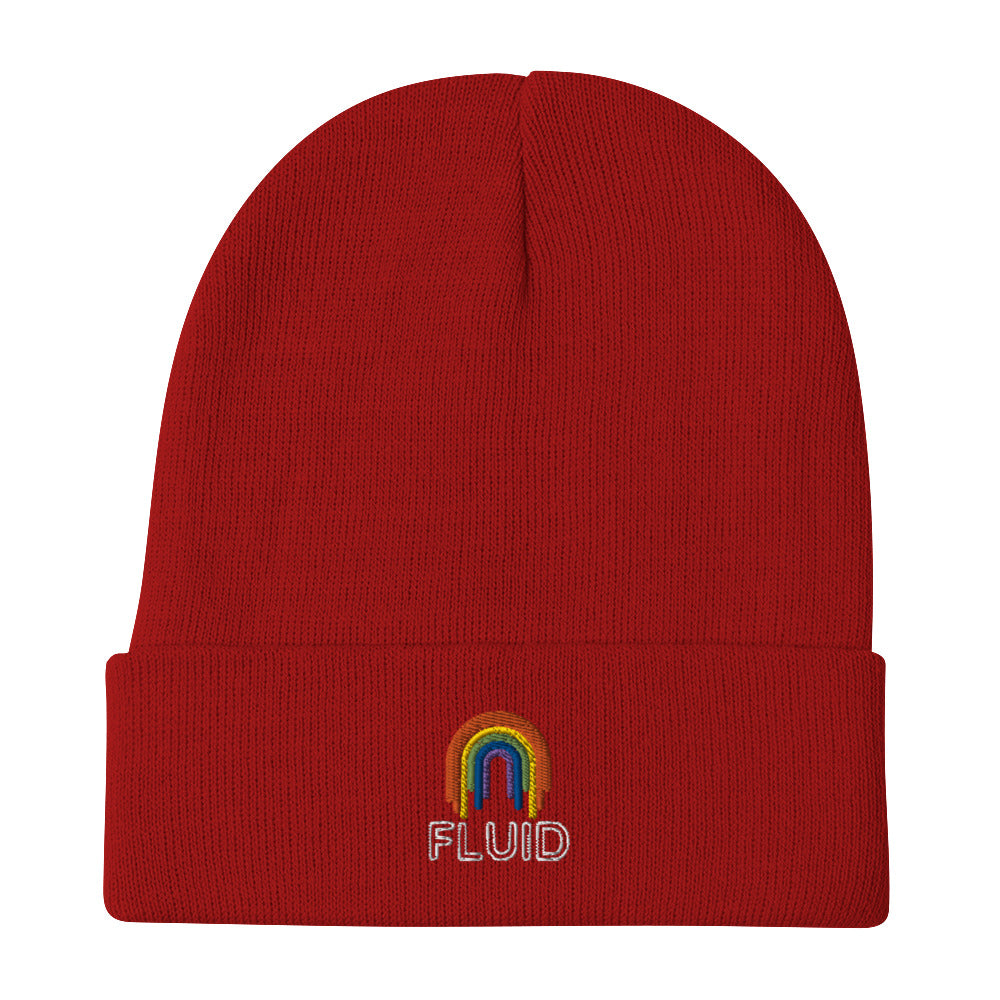Fluid Embroidered Beanie