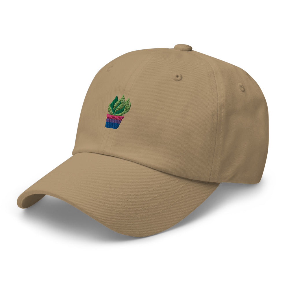 Bi Plant embroidered cap