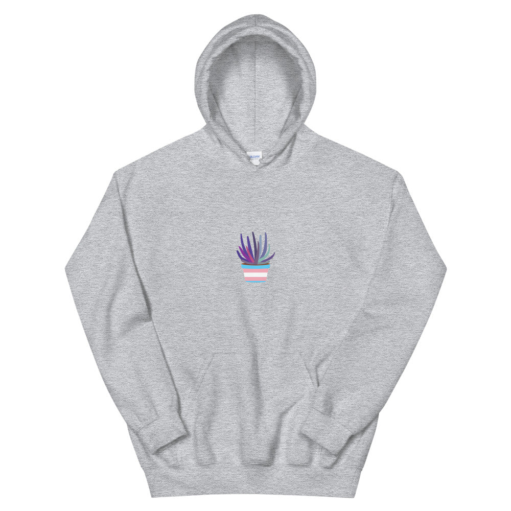 Trans plant hoodie