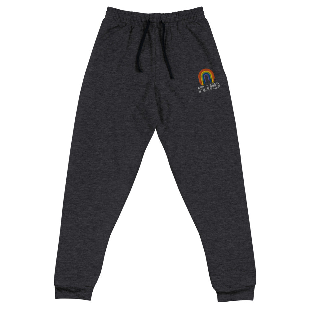 Fluid embroidered Joggers