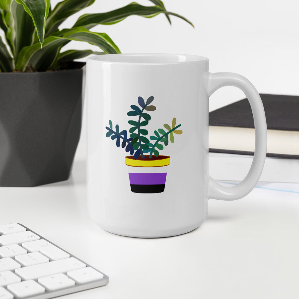 Non Binary plant Mug