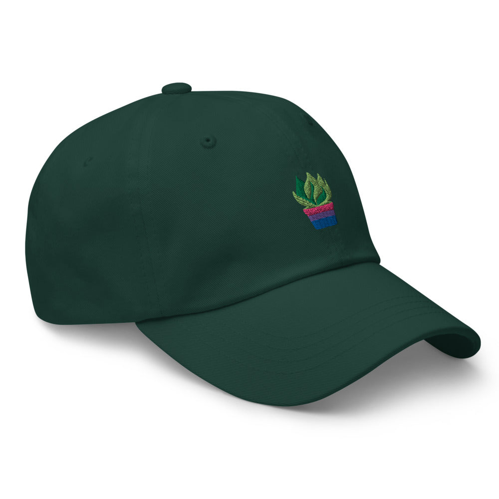 Bi Plant embroidered cap