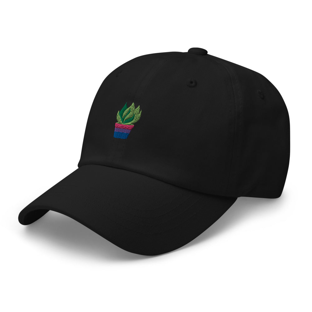 Bi Plant embroidered cap