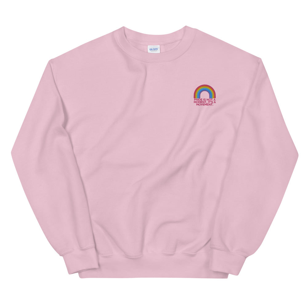 Pride is a movement crewneck sweater