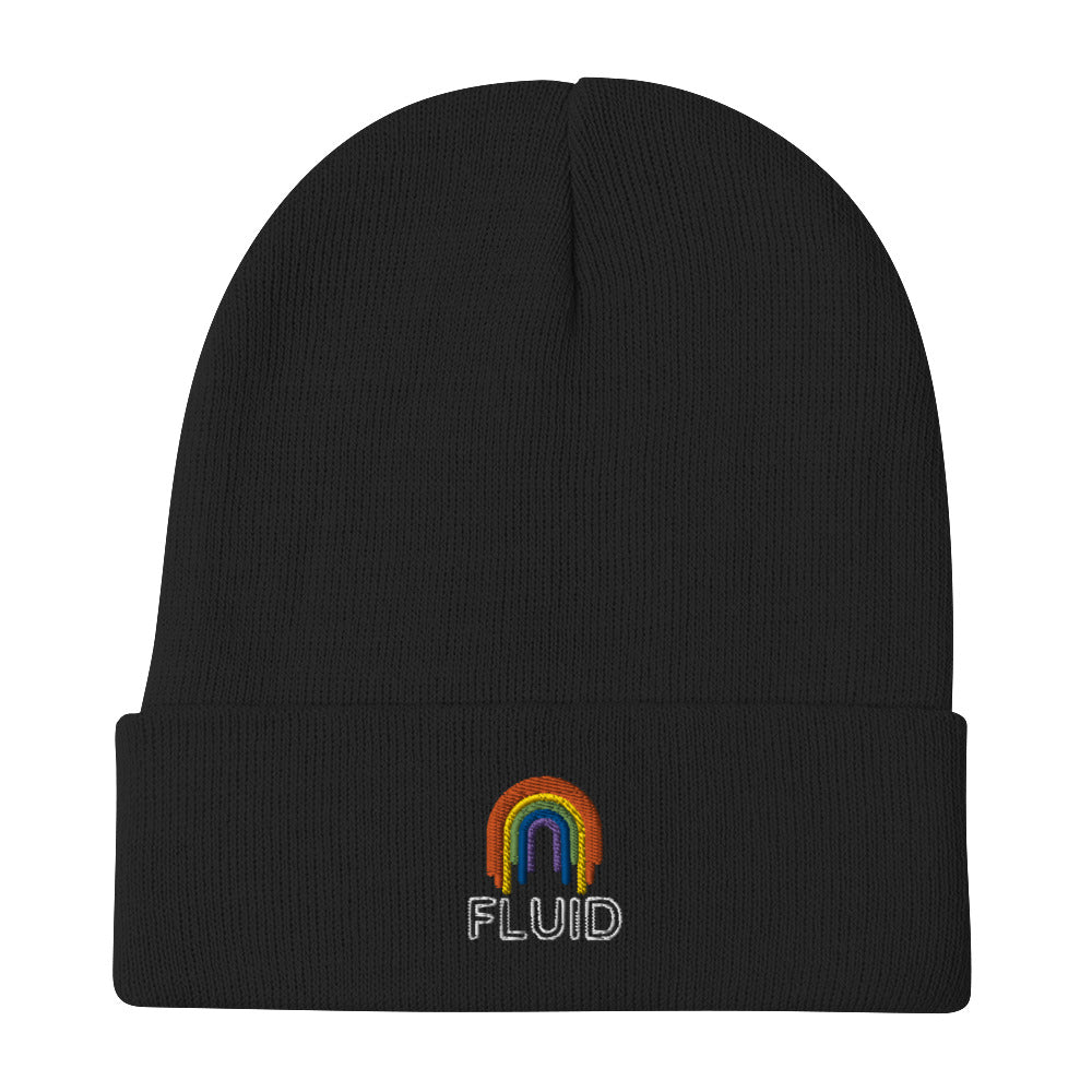 Fluid Embroidered Beanie