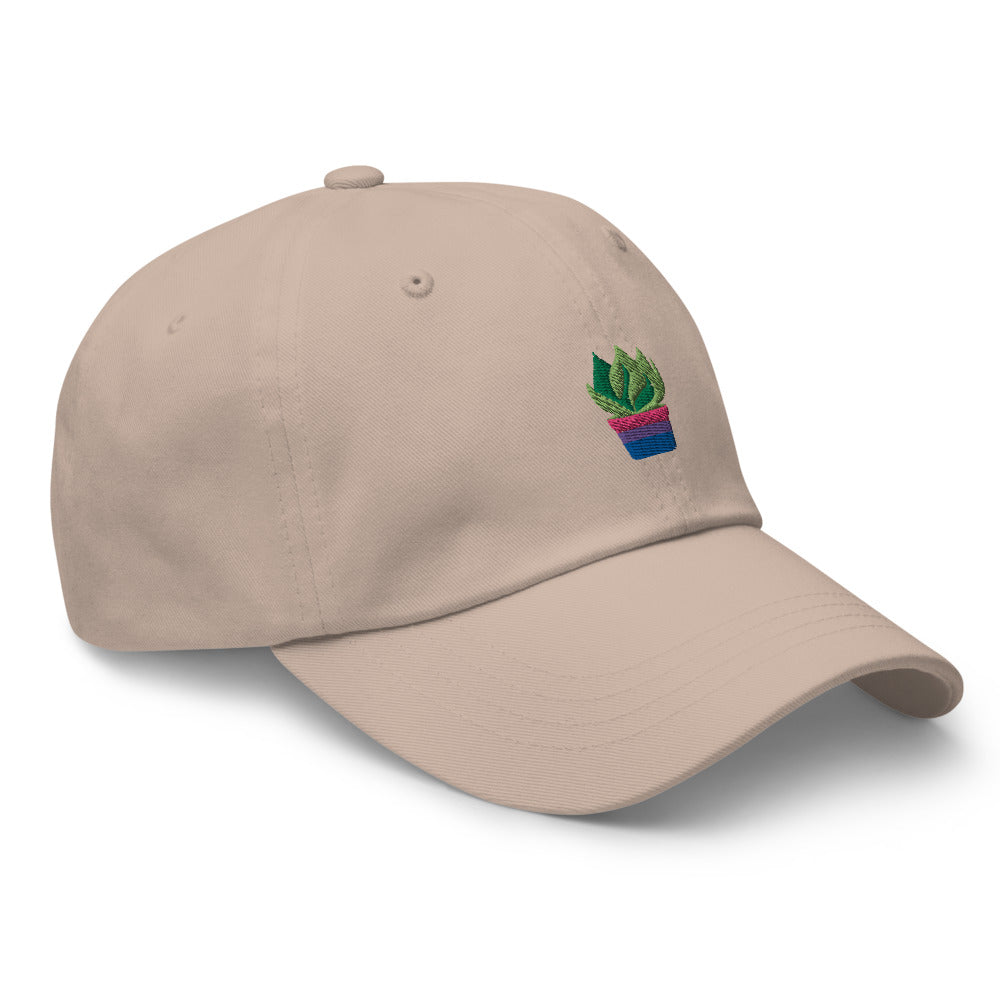 Bi Plant embroidered cap