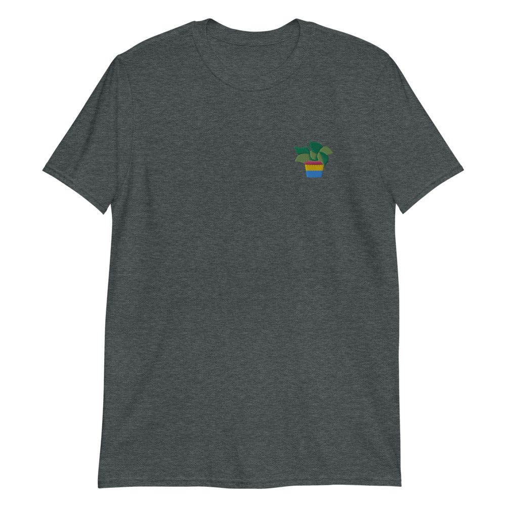 Pan Plant Tee (Gender neutral, embroidered)