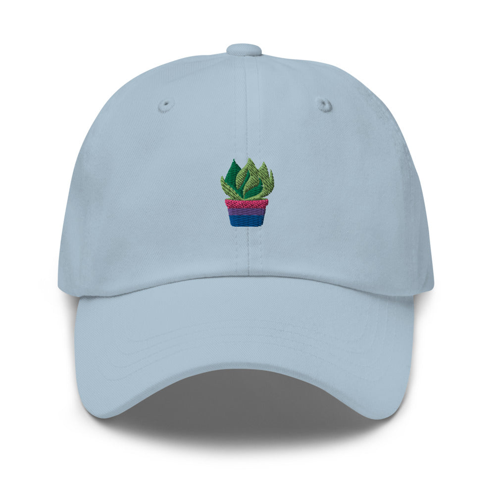 Bi Plant embroidered cap