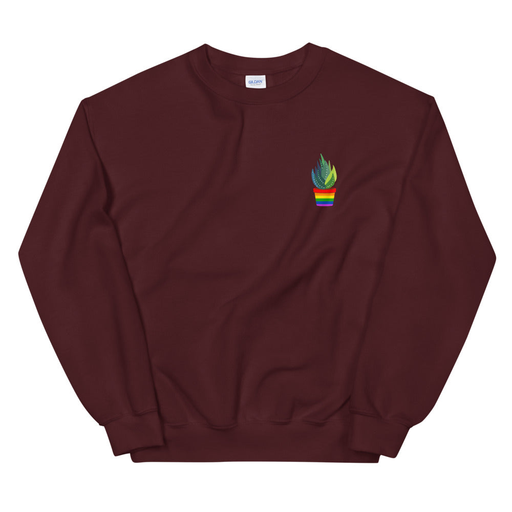 Pride Plant crewneck sweater
