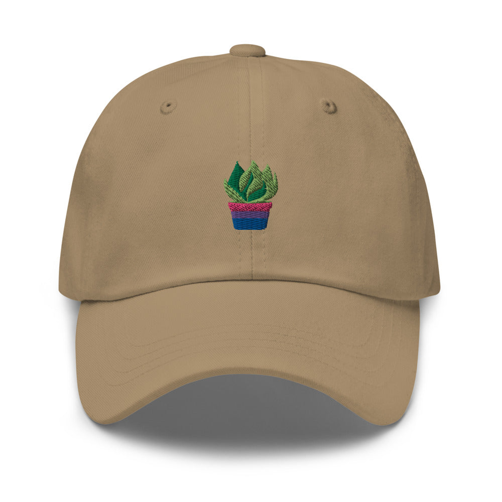 Bi Plant embroidered cap