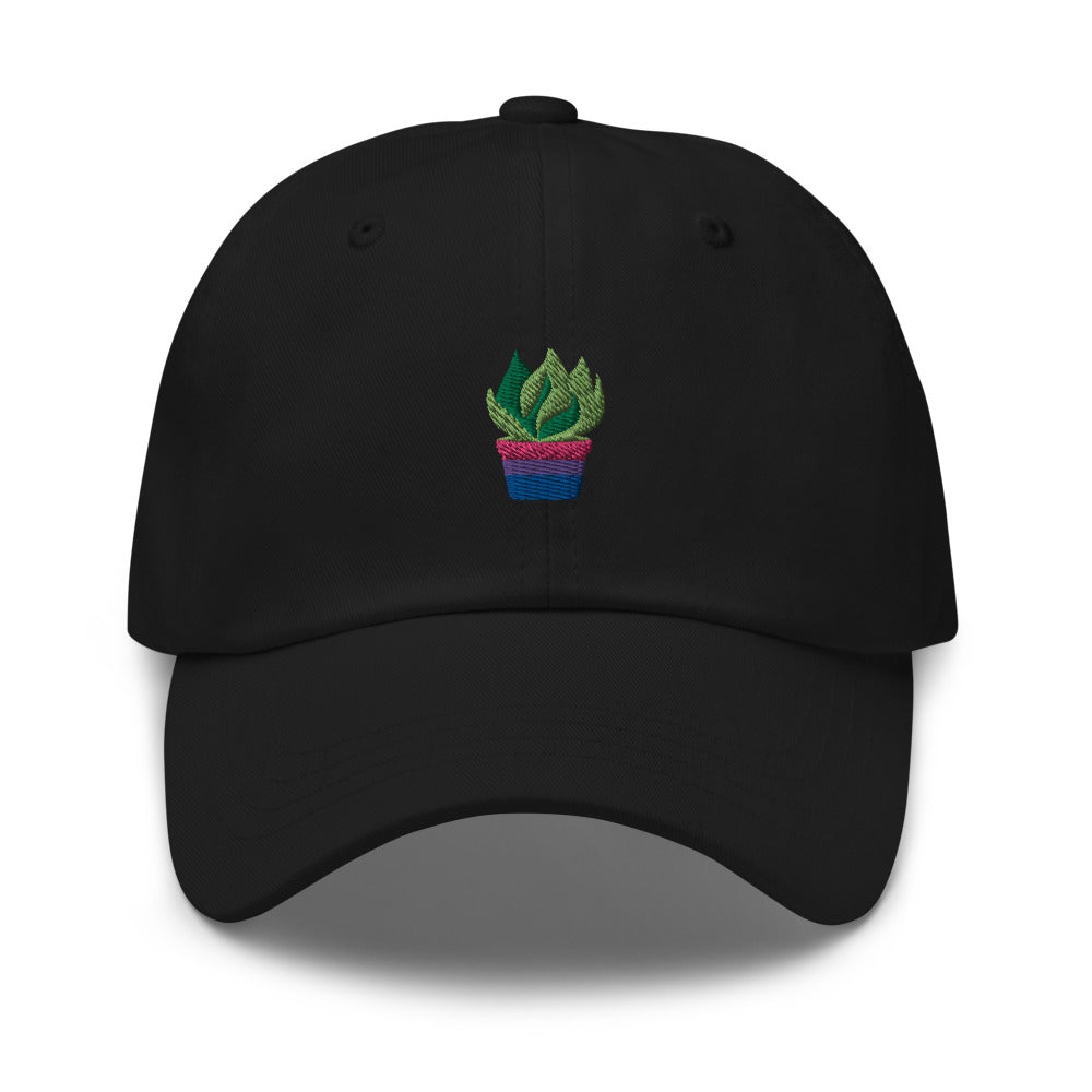 Bi Plant embroidered cap