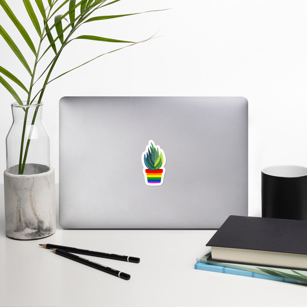 Pride Plant sticker