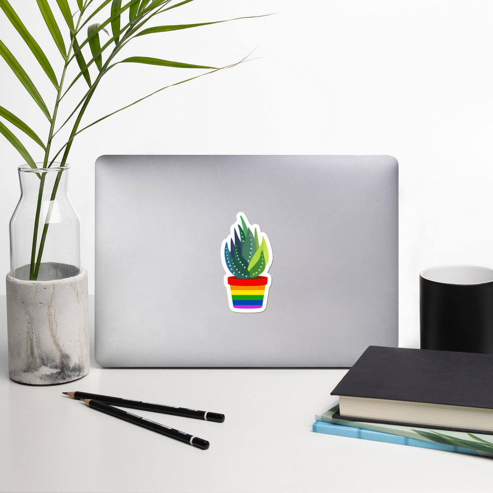 Pride Plant sticker