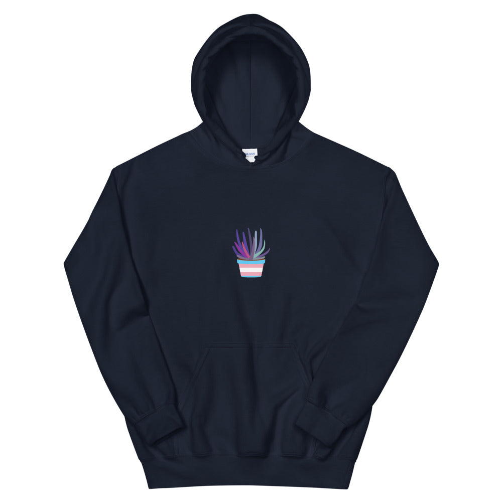 Trans plant hoodie