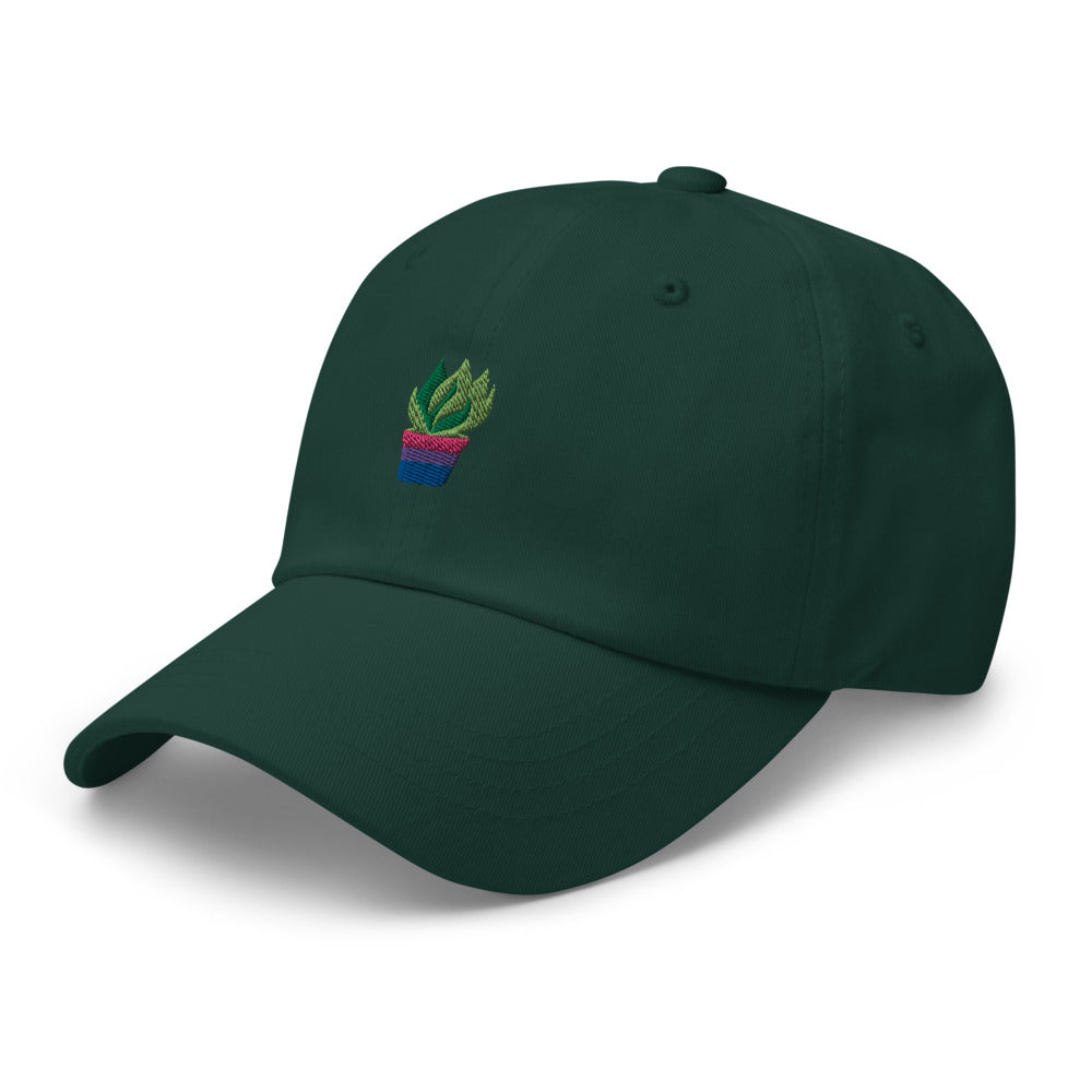 Bi Plant embroidered cap