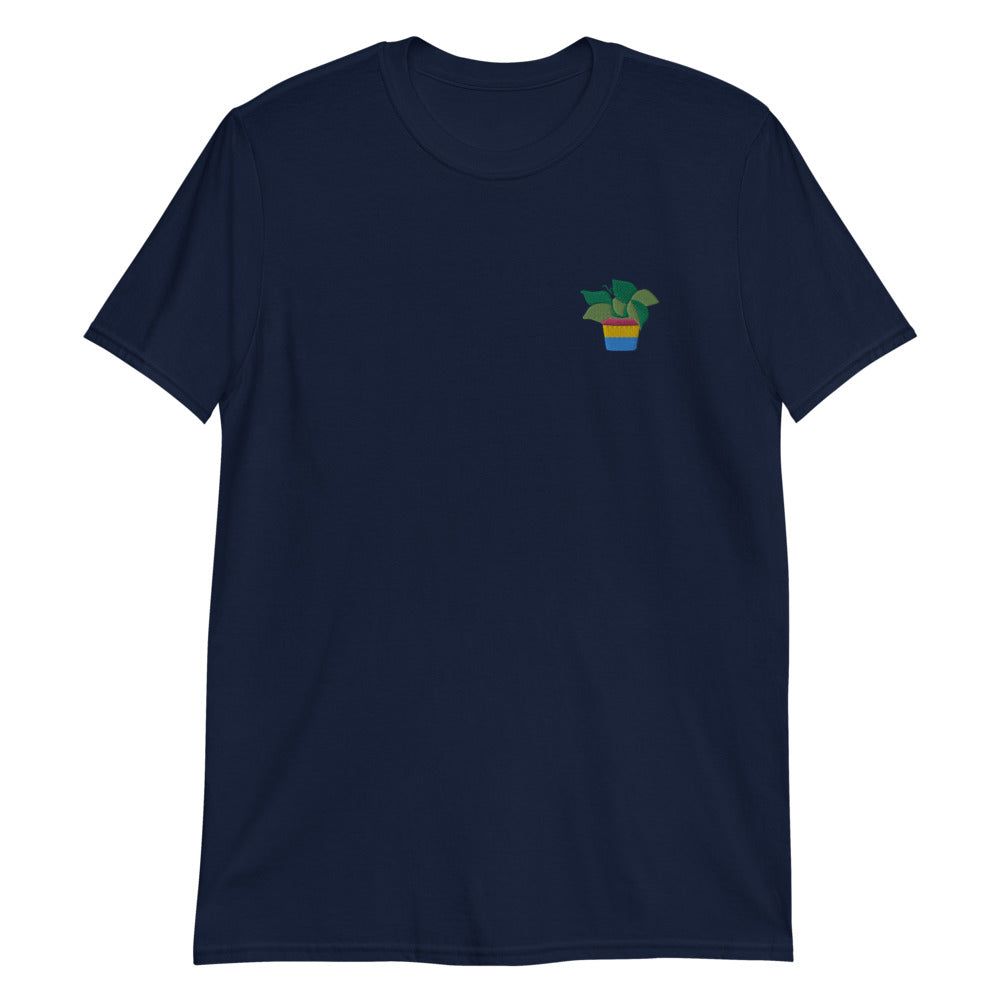 Pan Plant Tee (Gender neutral, embroidered)