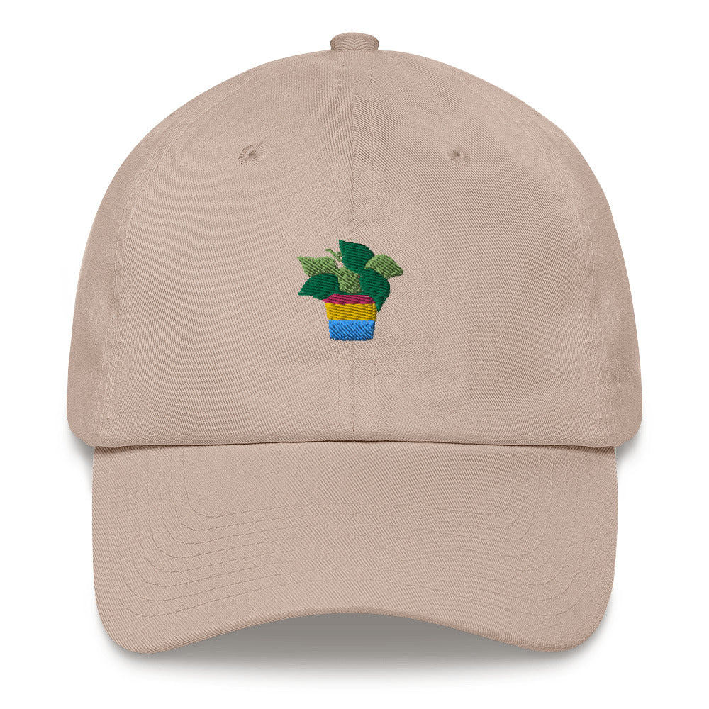 Pan Plant embroidered hat