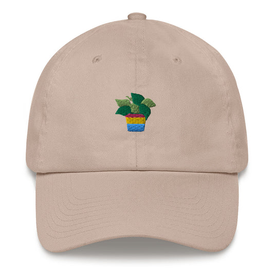 Pan Plant embroidered hat