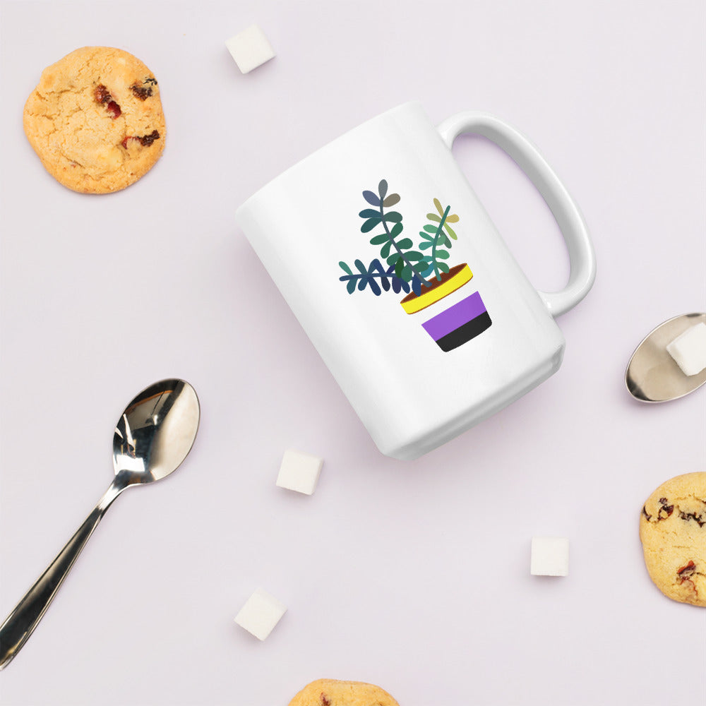 Non Binary plant Mug
