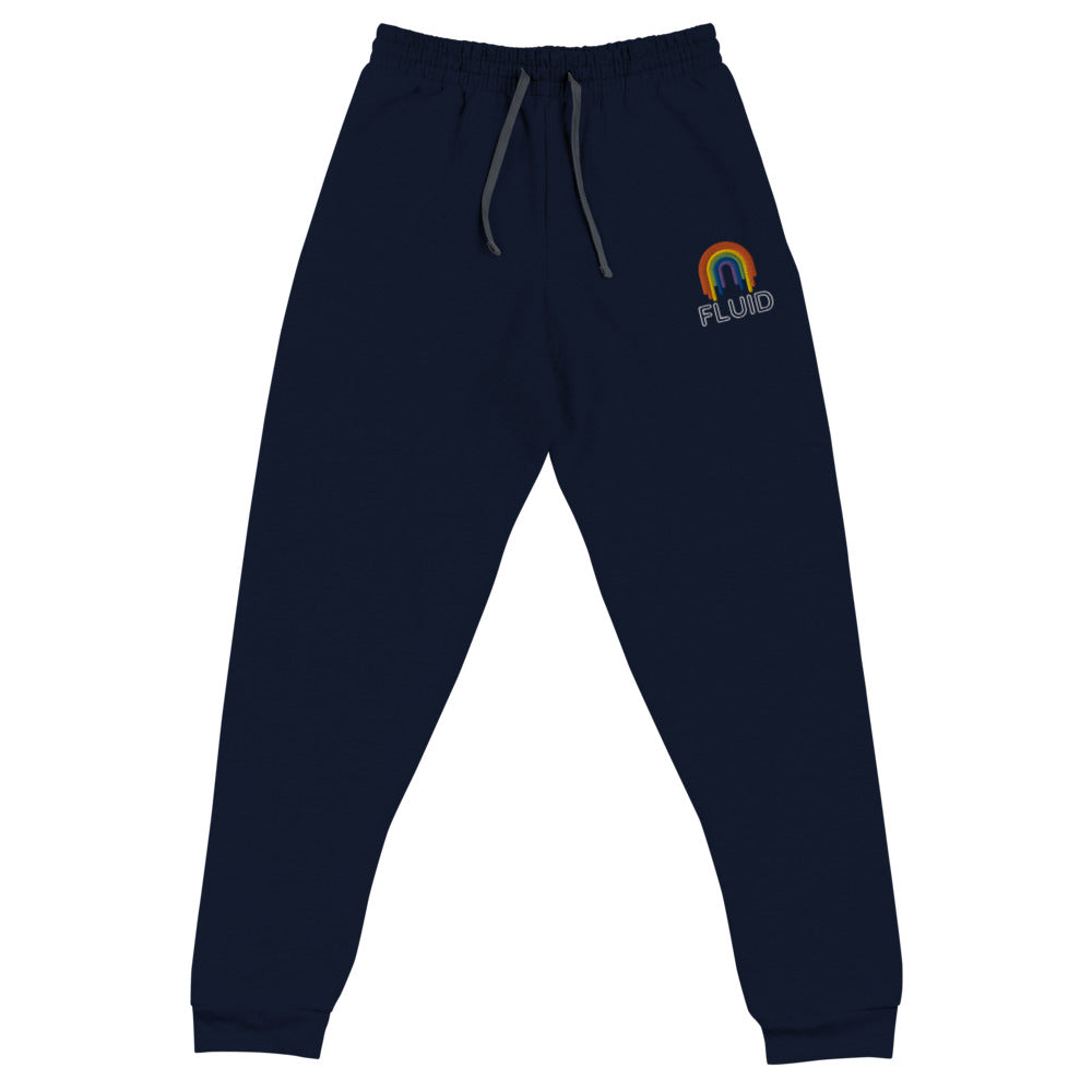 Fluid embroidered Joggers