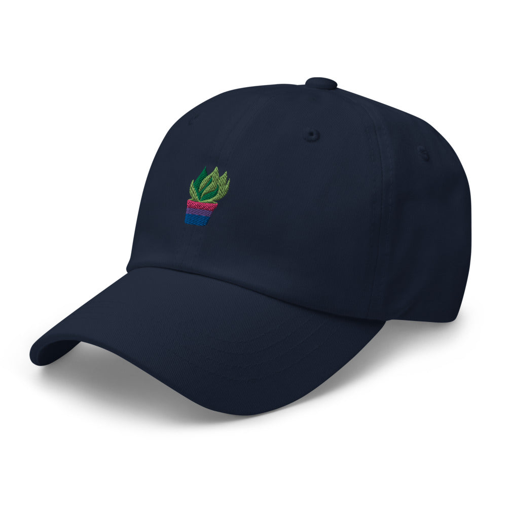 Bi Plant embroidered cap