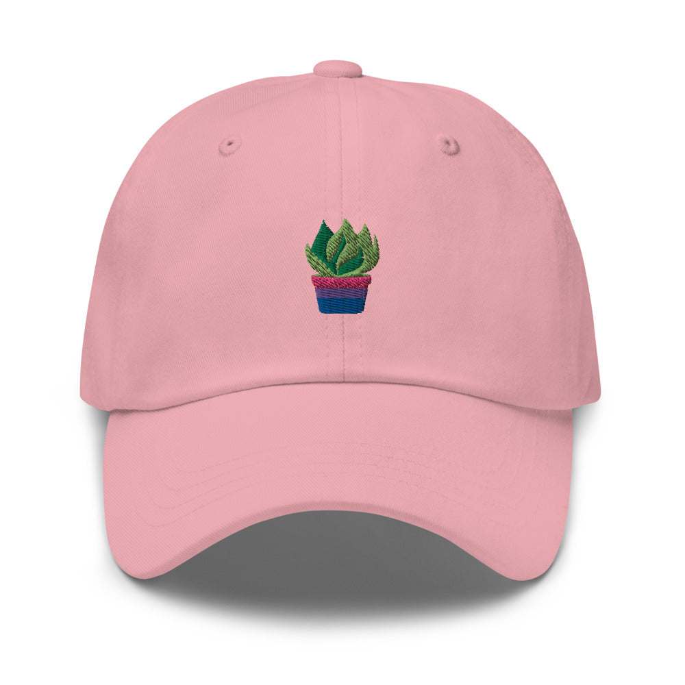 Bi Plant embroidered cap