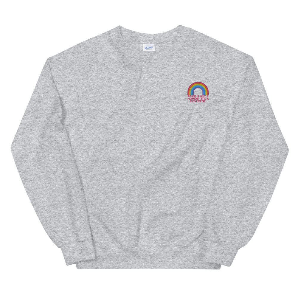 Pride is a movement crewneck sweater