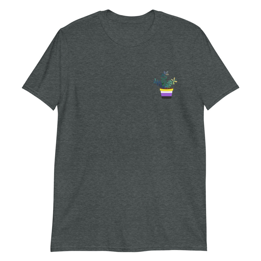 Non Binary plant tee
