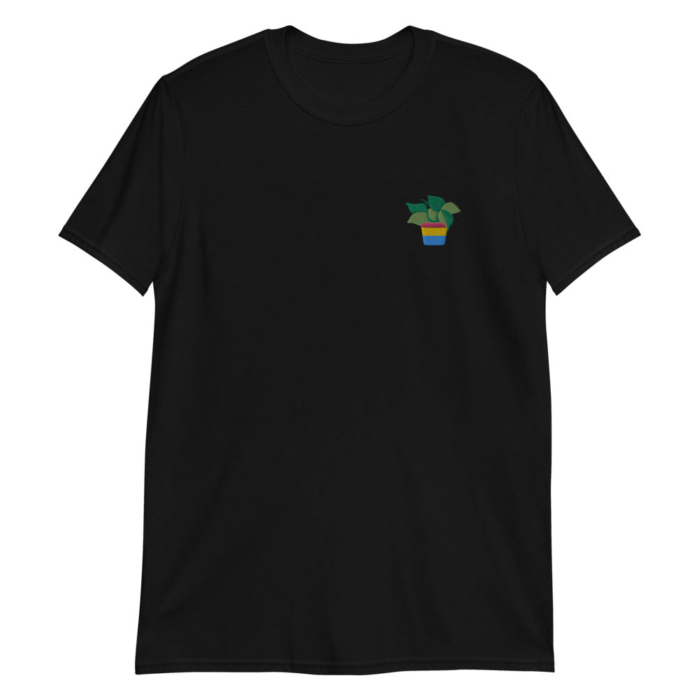 Pan Plant Tee (Gender neutral, embroidered)
