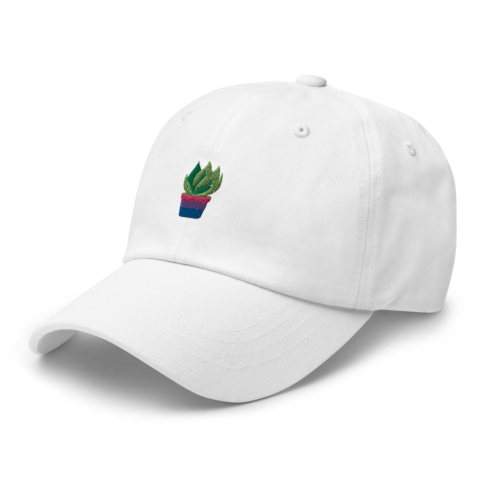 Bi Plant embroidered cap