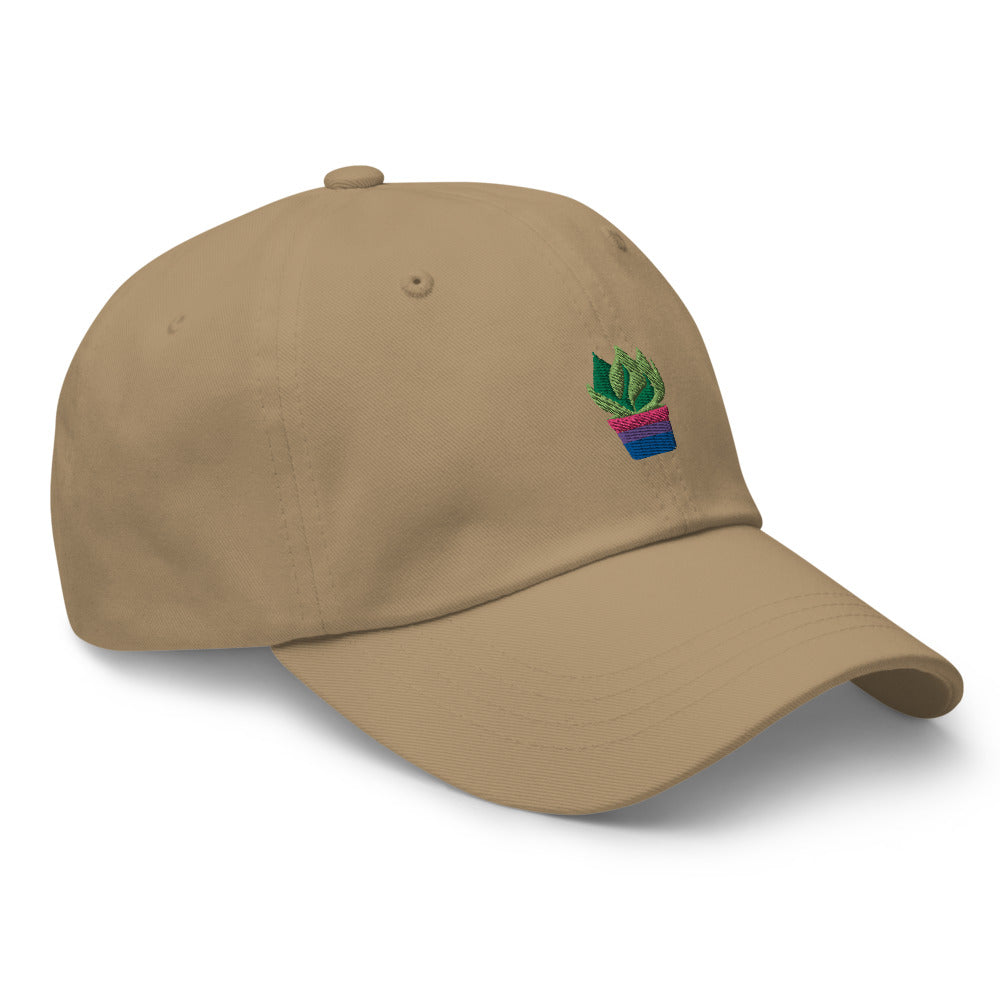Bi Plant embroidered cap