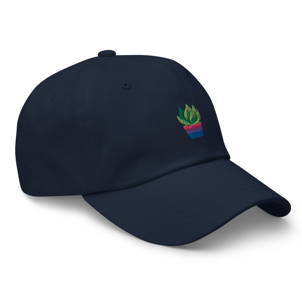 Bi Plant embroidered cap