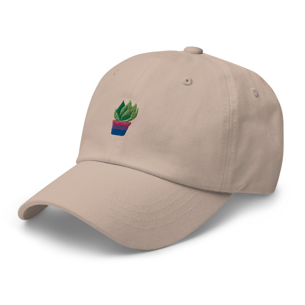 Bi Plant embroidered cap