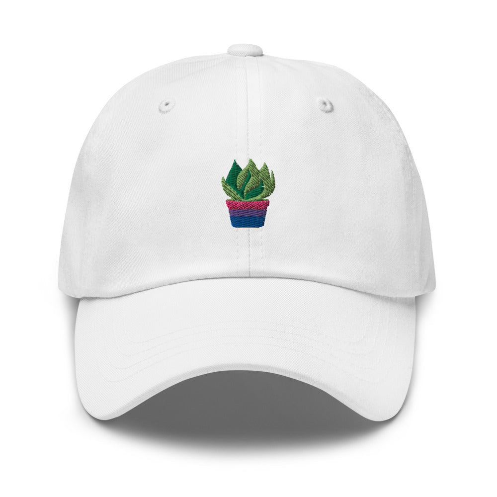 Bi Plant embroidered cap