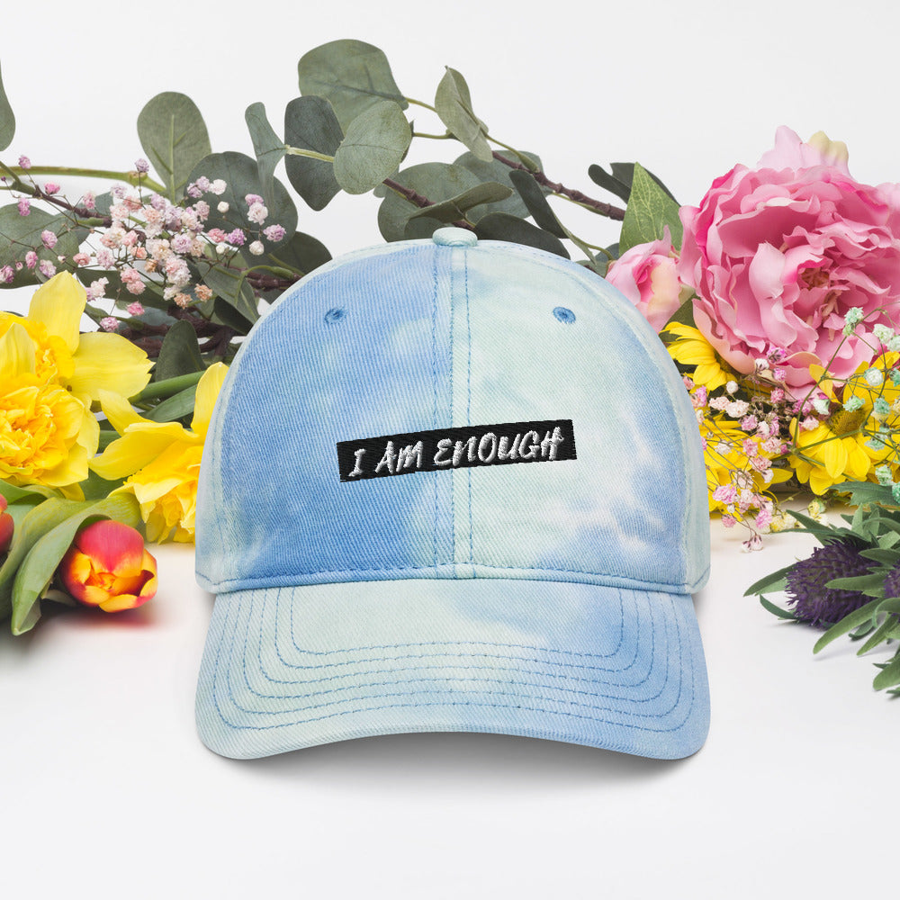 Tie dye I Am Enough hat