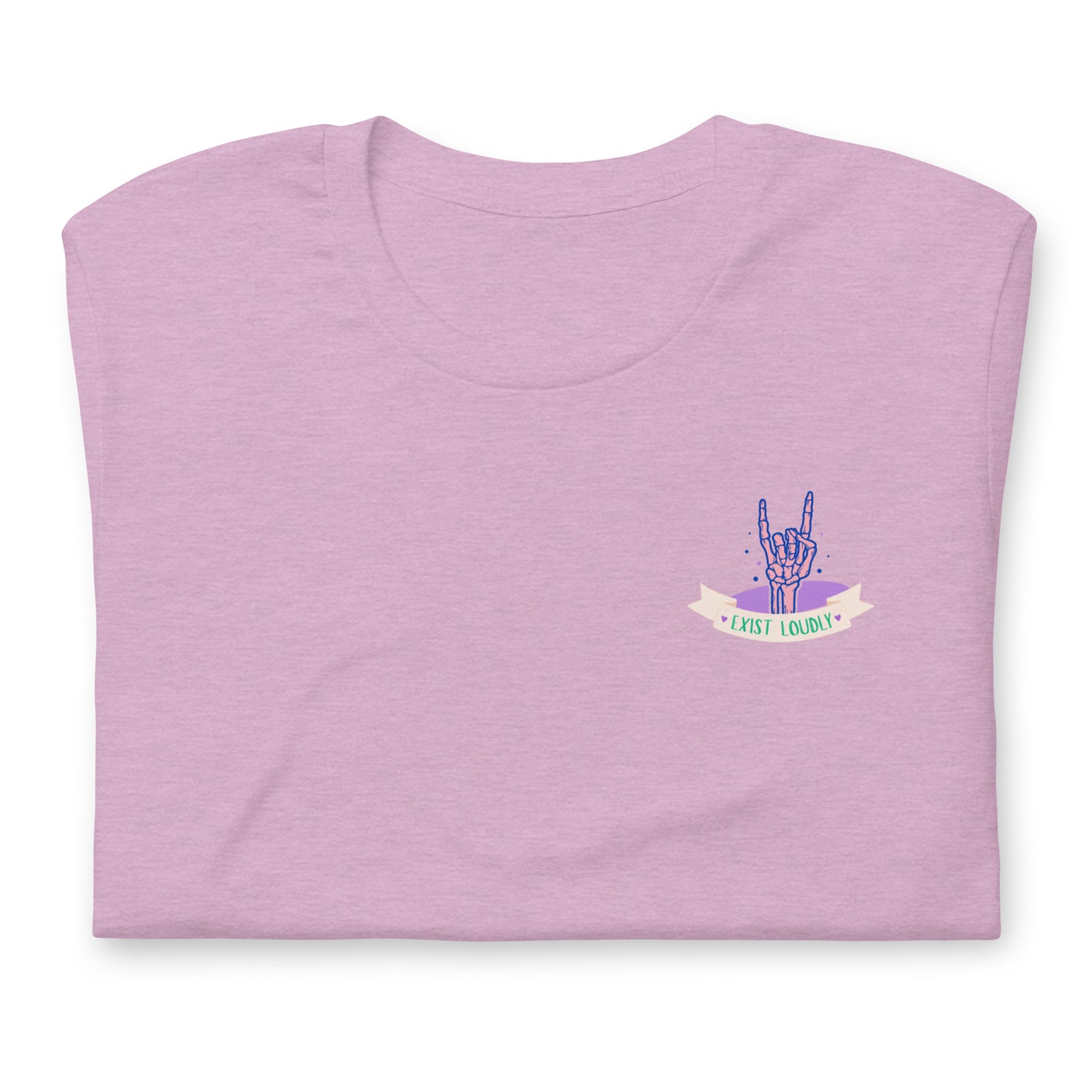 Exist Loudly Skeleton Tee (Gender Neutral)
