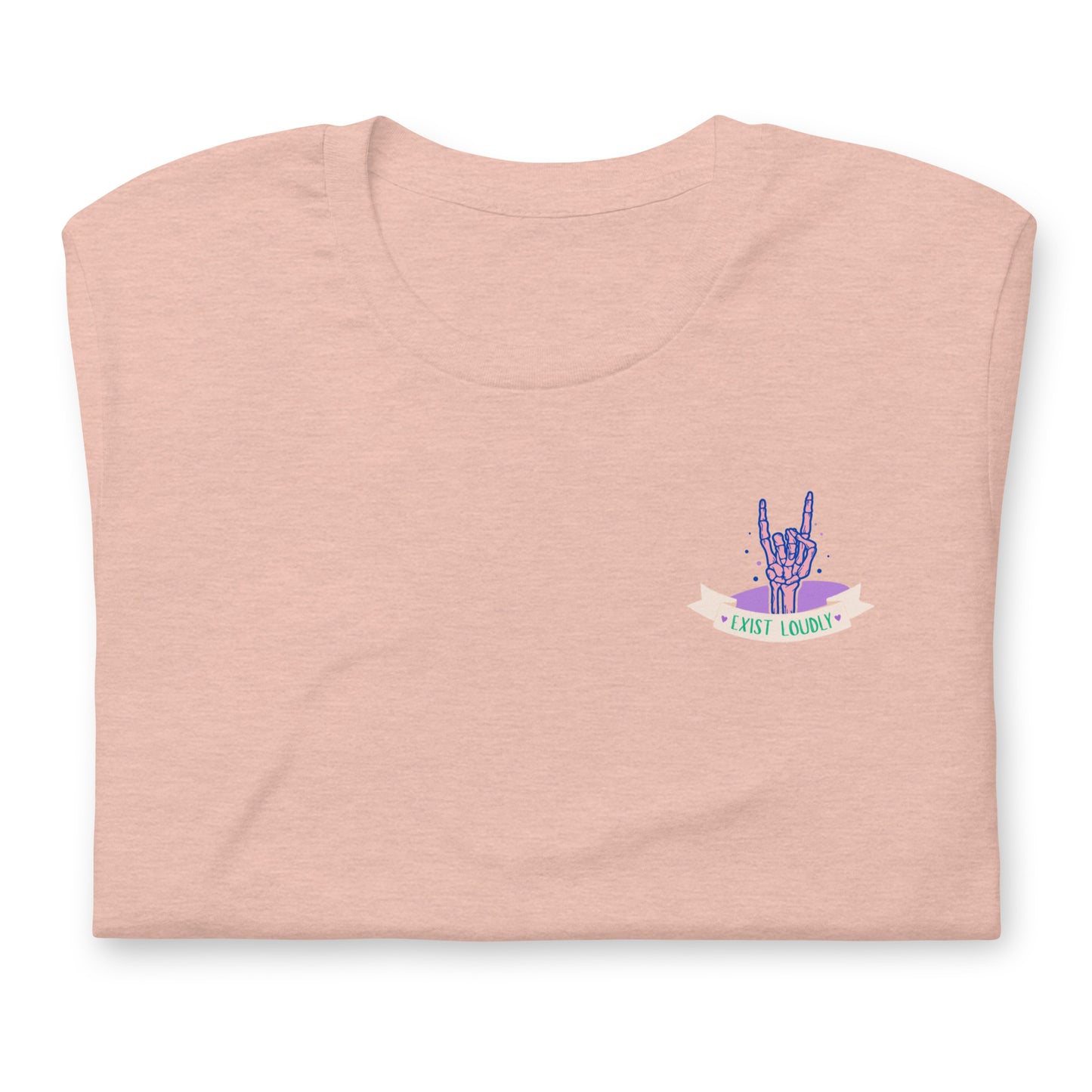 Exist Loudly Skeleton Tee (Gender Neutral)