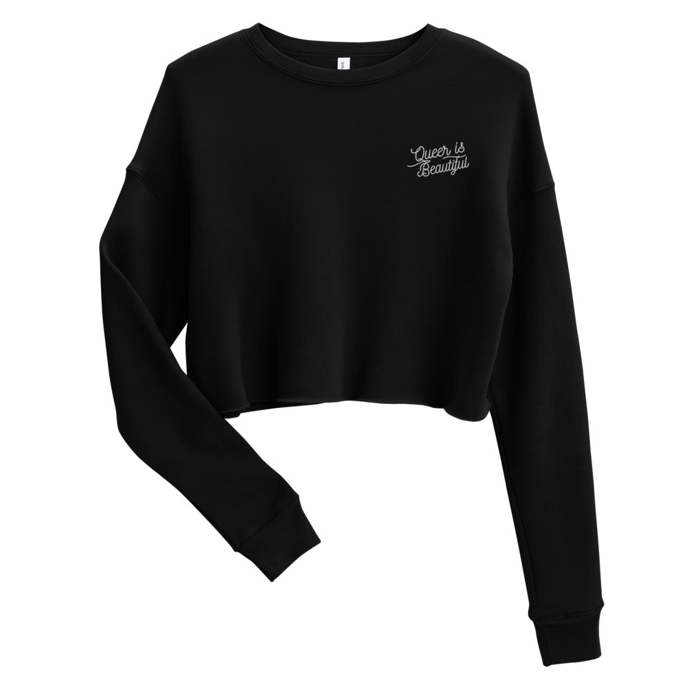 Queer is Beautiful Crop Sweatshirt