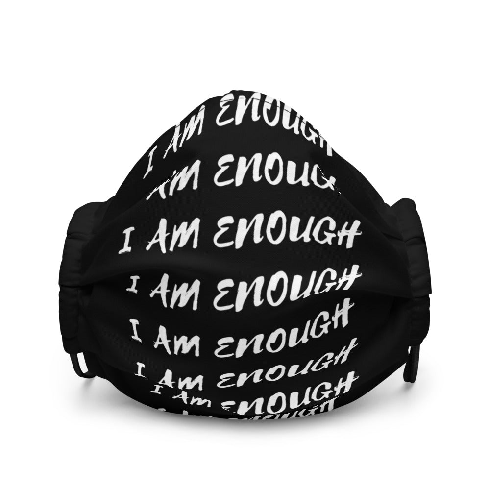 I Am Enough Face mask (Black)