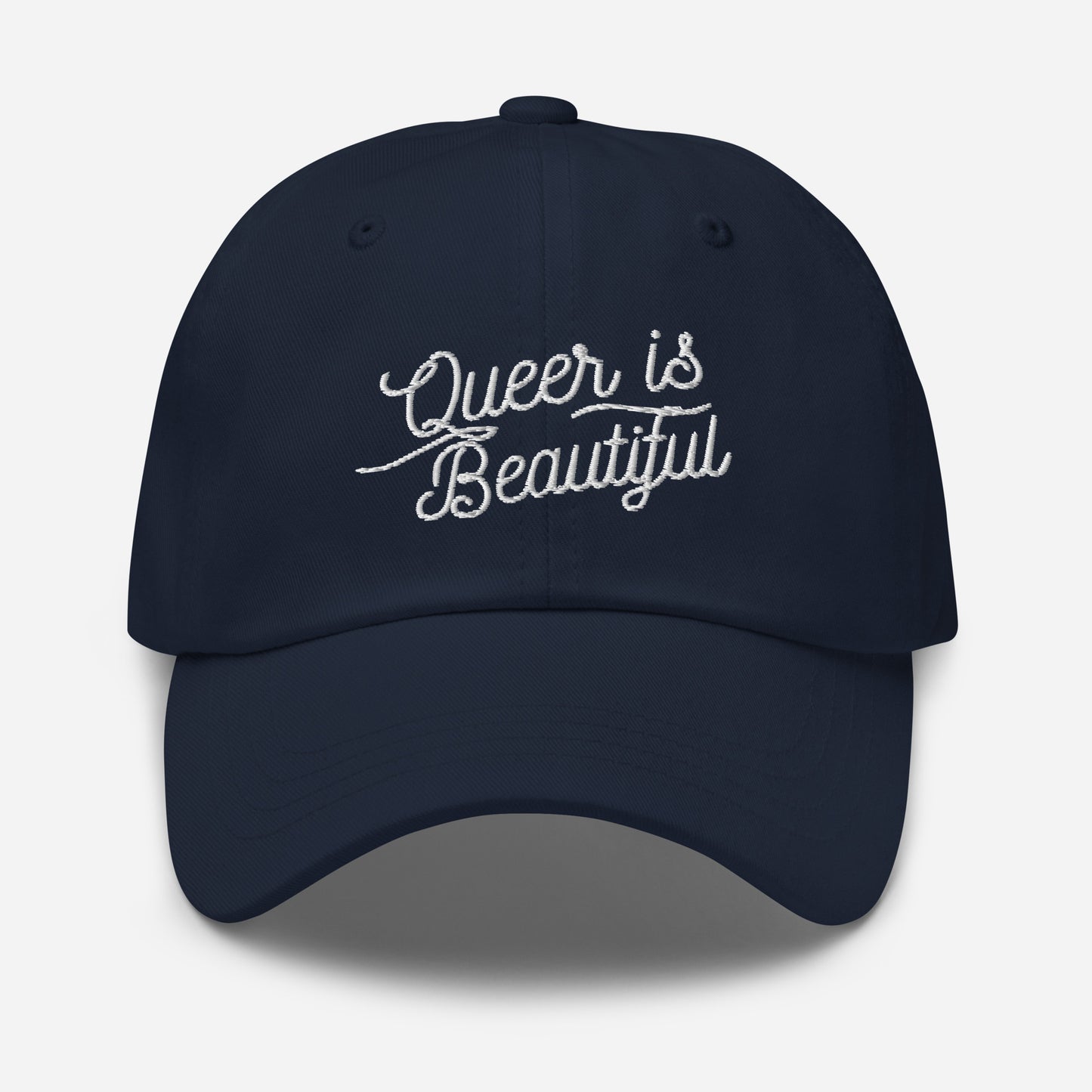 Queer is Beautiful Dad hat