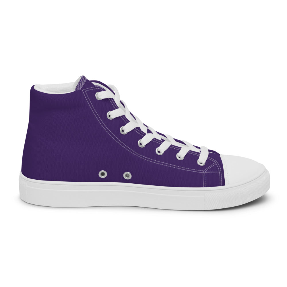 Queer is Beautiful high top canvas sneakers